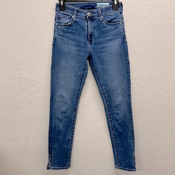 AG Anthropologie Stevie High Rise Skinny Ankle Jeans 25 - Picture 5 of 14